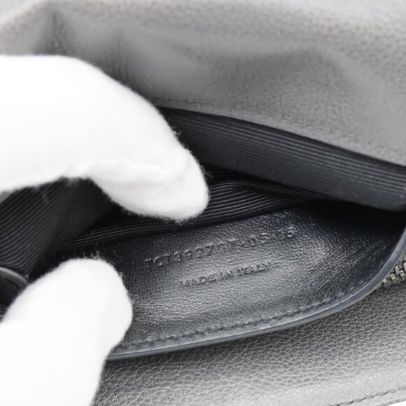 Yves Saint Laurent Monogram College Matelasse Chevron Leather Chain Shoulder Bag - Picture 13 of 13